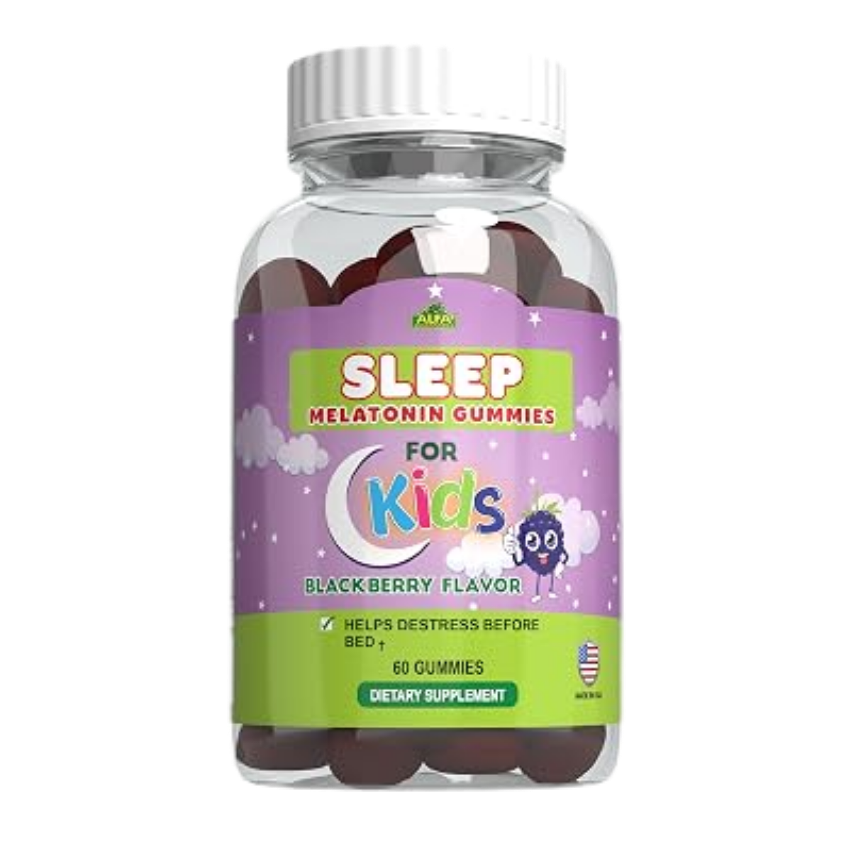 Melatonin 5 MG 60 Gummies Kids Alfa