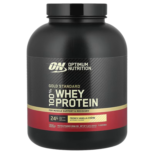 Whey Gold Standard Protein Vainilla 5 Lbs Optimum Nutrition