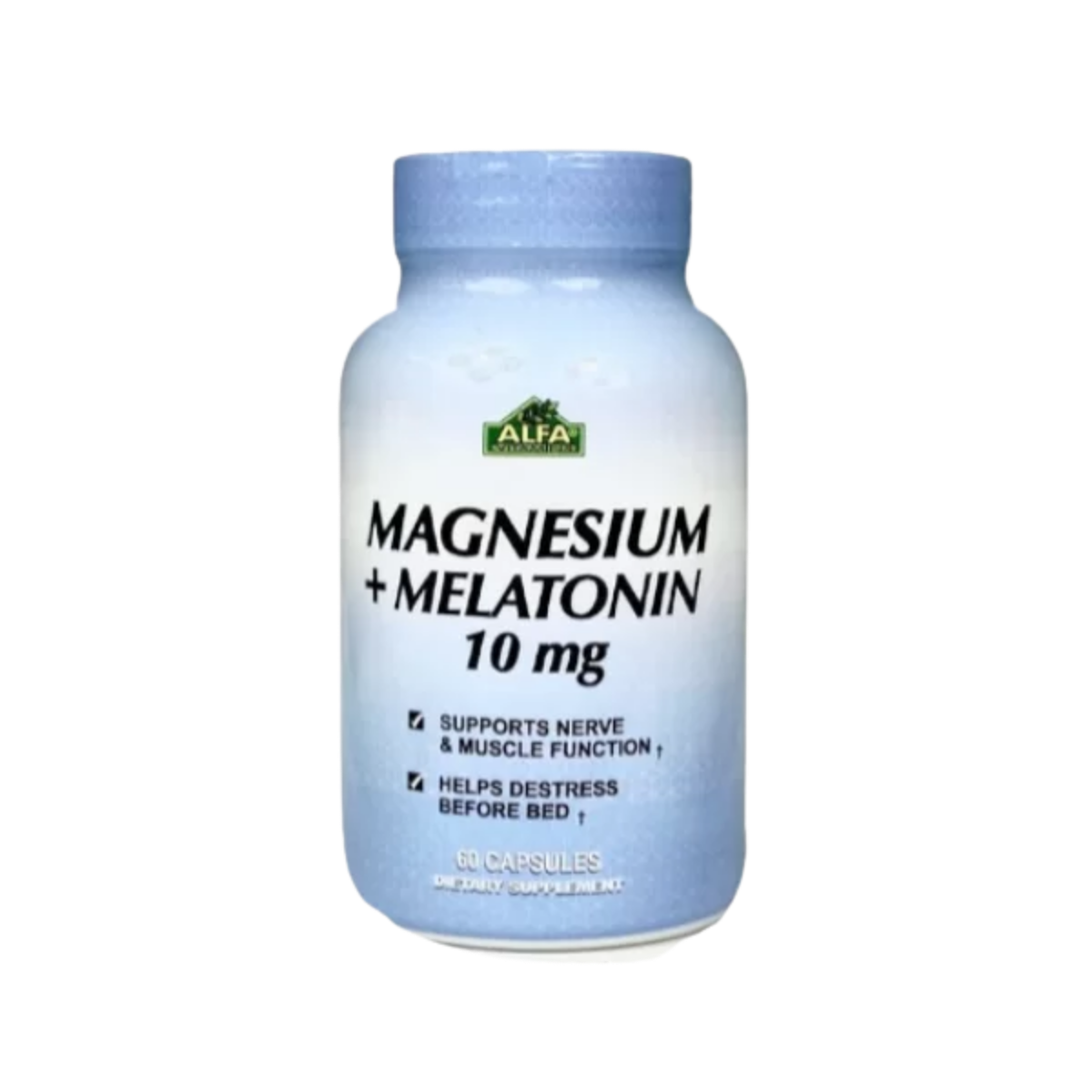 Magnesio + Melatonina 10 MG 60 Caps Alfa