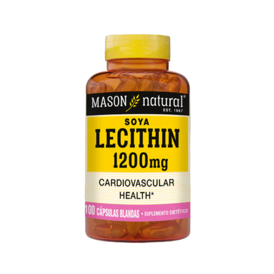Lecitina de Soya 1200 MG 100 Caps Mason Natural