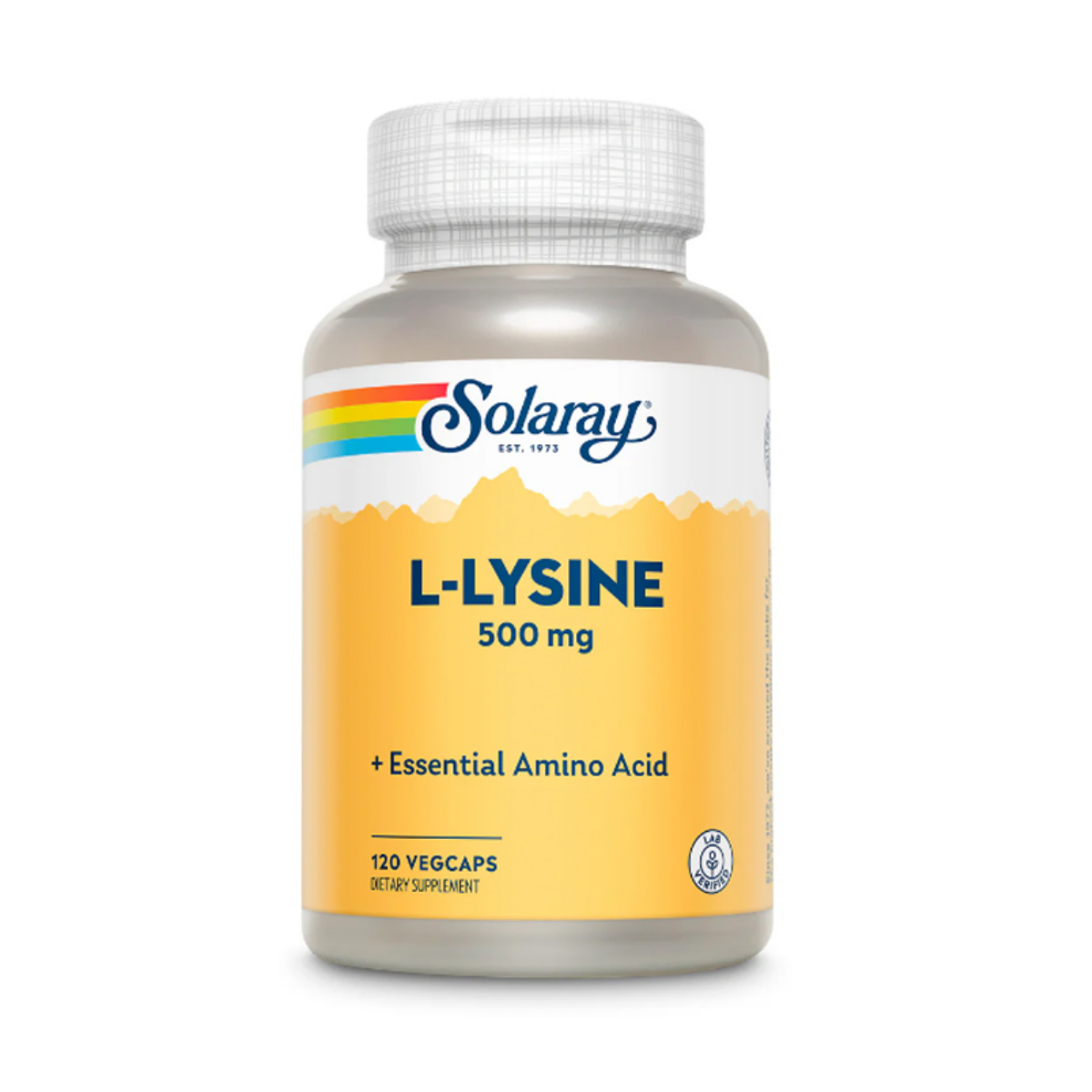 L-Lysine 500 MG 120 Caps Solaray