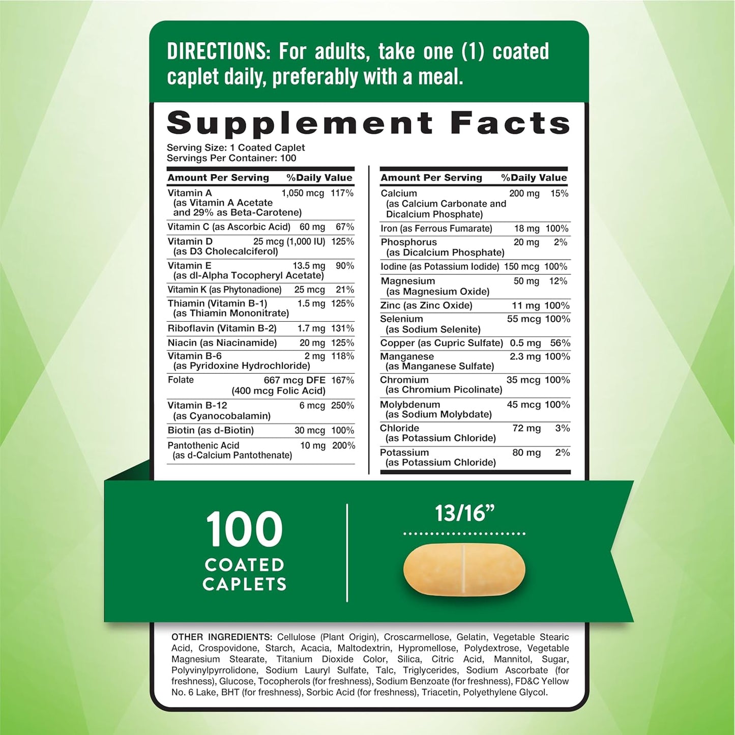 ABC Complete Multivitaminico 100 Caps Nature's Truth
